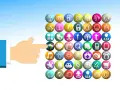 Un dito punta verso la Terra, simboleggiando la scelta di un **media buyer** tra innumerevoli icone di app e servizi digitali.