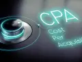 Manopola che regola il CPA (Cost Per Acquisition). Un'immagine che spiega cos'è il CPA, il costo per acquisizione di un cliente.