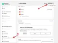 Impostazioni del **shopify cookie banner** per la privacy dei clienti, con opzioni per Norvegia, Austria, Belgio e altro.