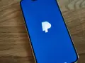 Schermo di uno smartphone con il logo PayPal su sfondo blu. Un modo semplice per aggiungere PayPal a Google Pay.