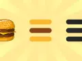 Un gustoso hamburger accanto a icone di menu, che suggeriscono un'ordinazione facile.