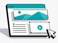 Pagina web con immagini, testo e video. Un'ottima alternativa a Linktree per organizzare i tuoi contenuti.
