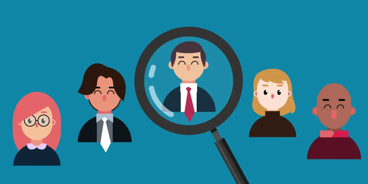 Ingrandimento di un uomo in giacca e cravatta, parte di una **single customer view** che analizza un gruppo di persone.