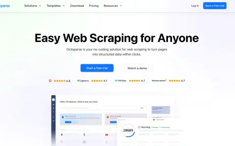 Octoparse: la tua soluzione di web scraping senza codice per trasformare pagine web in dati strutturati. Prova subito!