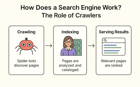 Il crawler serve a scoprire pagine web, che vengono poi analizzate e catalogate per fornire risultati pertinenti.
