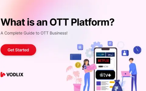 Scopri il vero significato di OTT: una guida completa al business delle piattaforme streaming con icone di servizi popolari.