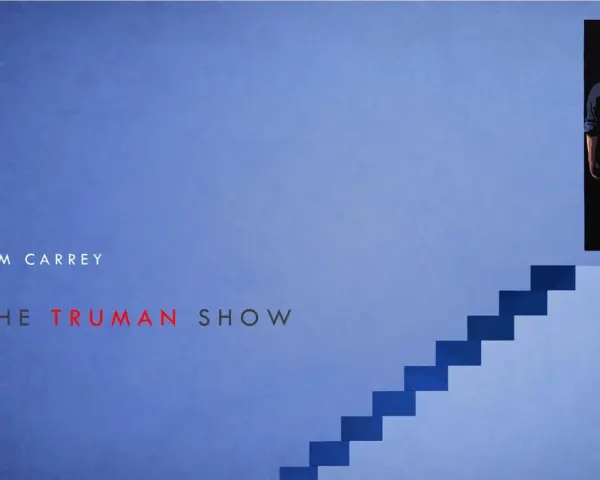 Jim Carrey in "The Truman Show". La scala verso la libertà, il vero significato del film.