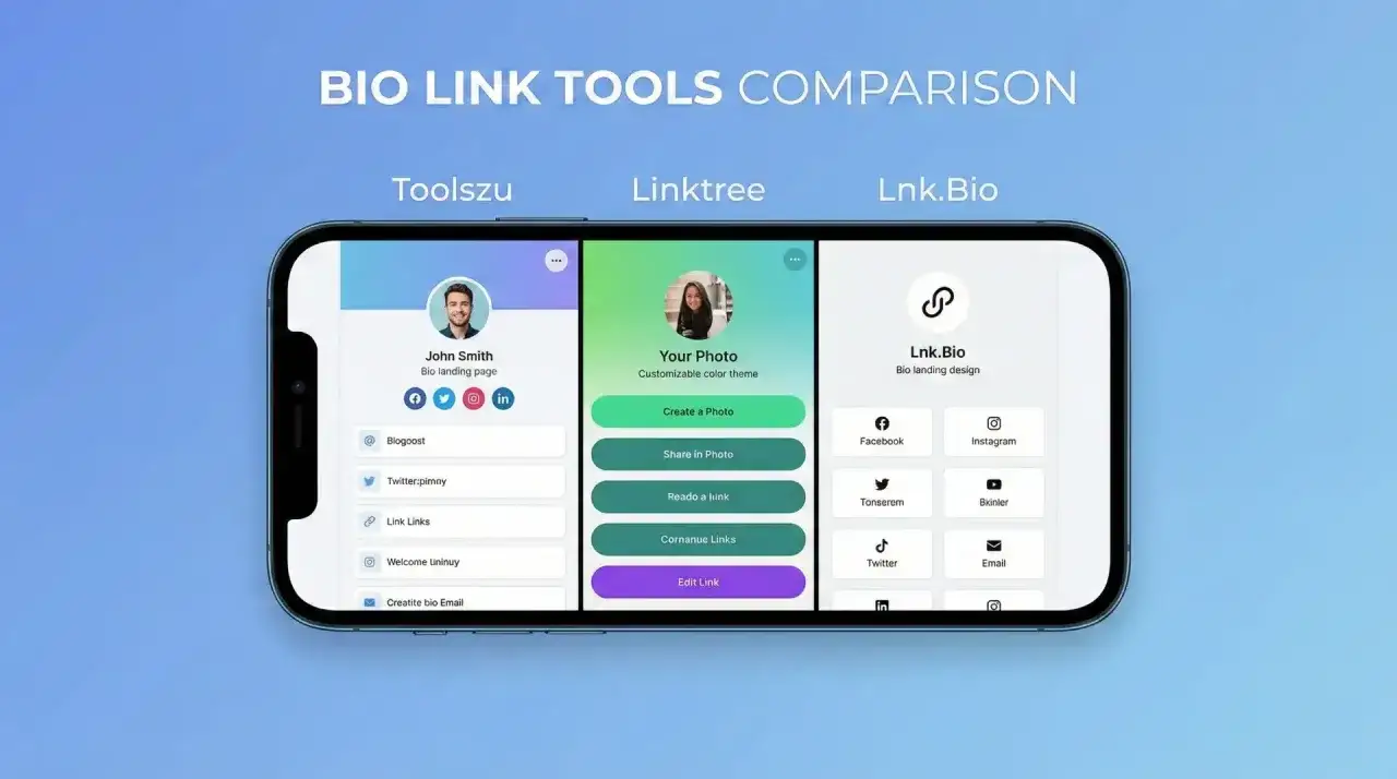 Confronto tra Toolszu, Linktree e Lnk.Bio: alternative per la tua bio link.