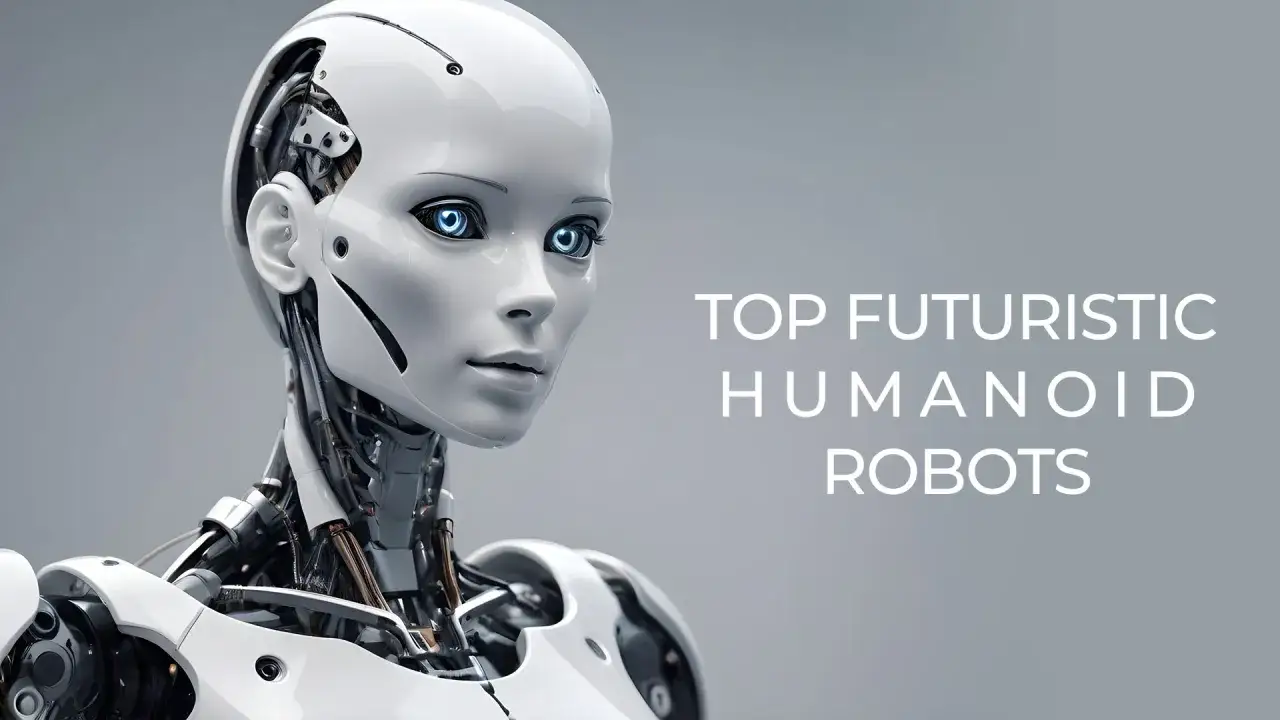 Un robot sesso futuristico, con occhi luminosi e dettagli meccanici visibili, pronto per l'interazione.
